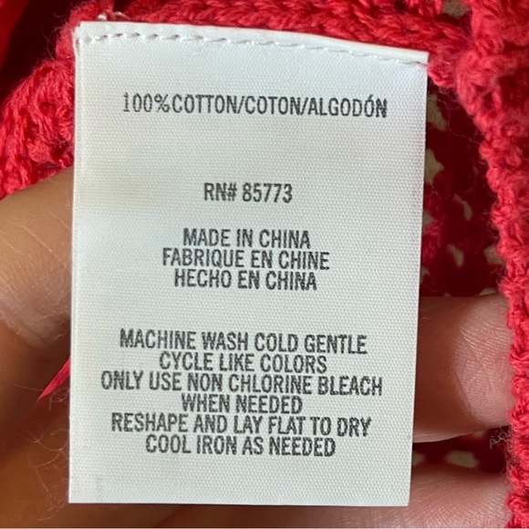 NWT O’Neill Crochet Top size small - Picture 5 of 7